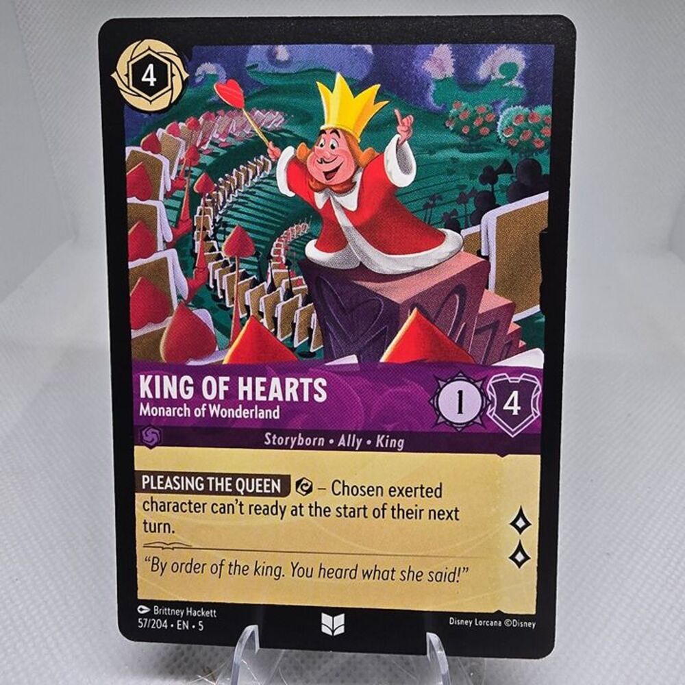 Disney Lorcana King of Hearts Monarch of Wonderland 57 Shimmering Skies